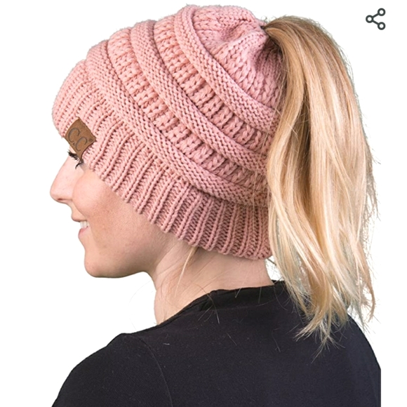 C.C Accessories - C.C. BeanieTail Knit Hat